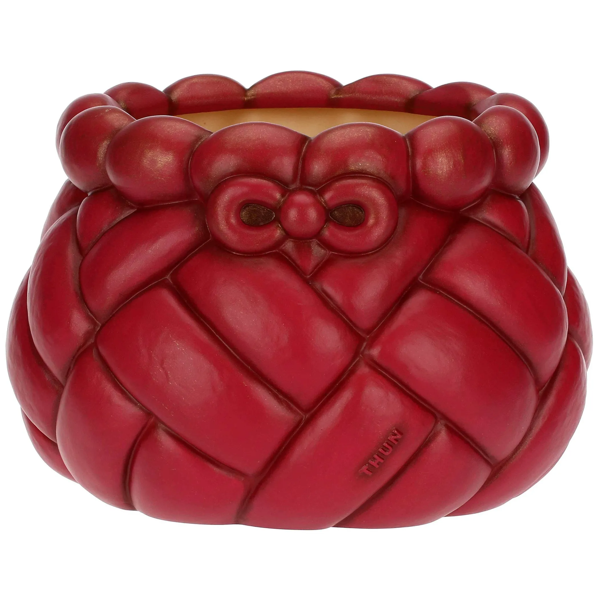 THUN Coprivaso in cercamica AbbracciAMI, medio* Vasi E Coprivasi