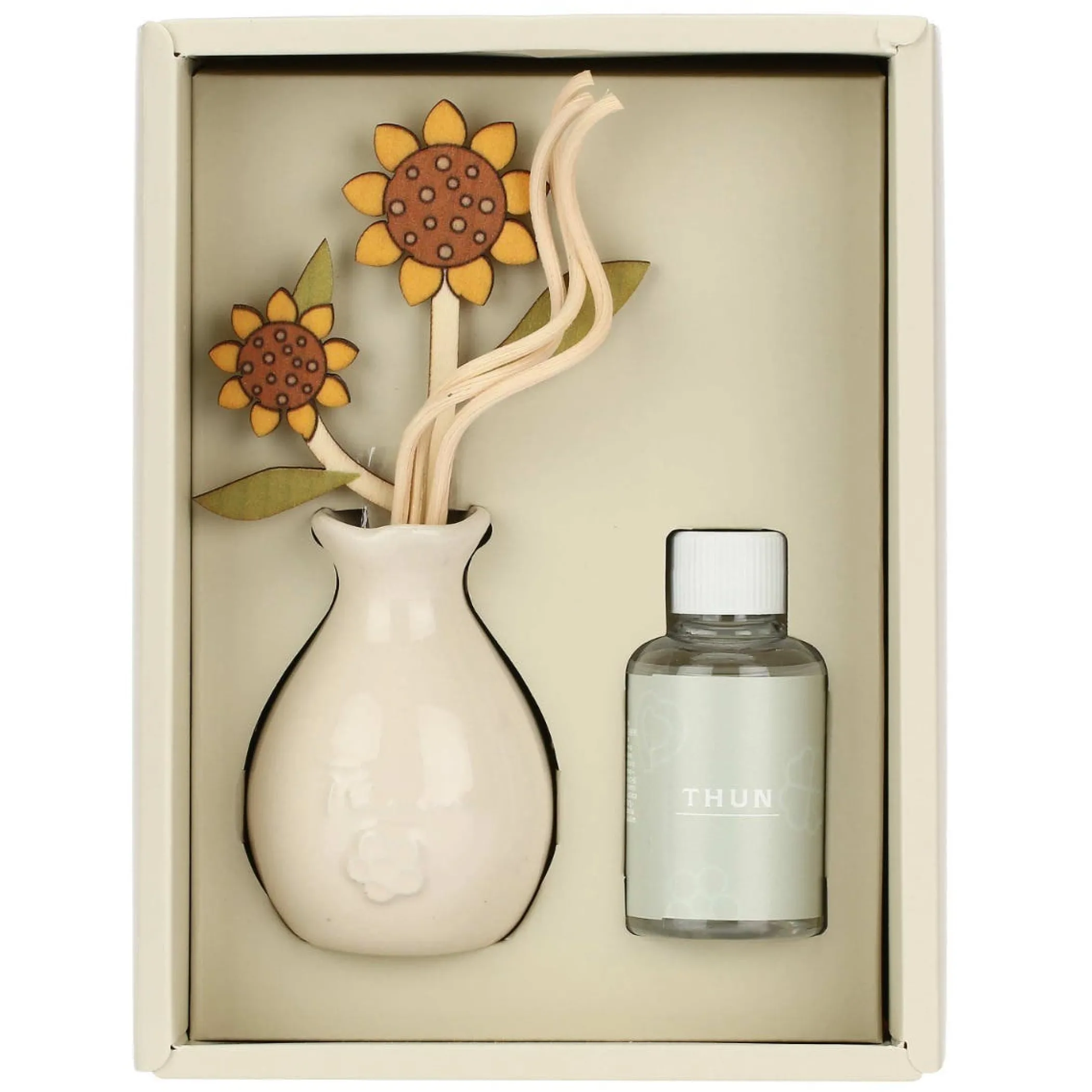 THUN Diffusore con girasole in porcellana* Bomboniere Matrimonio|Diffusori
