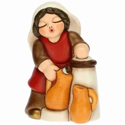THUN Donna alla fontana Presepe Classico Rosso* Presepe