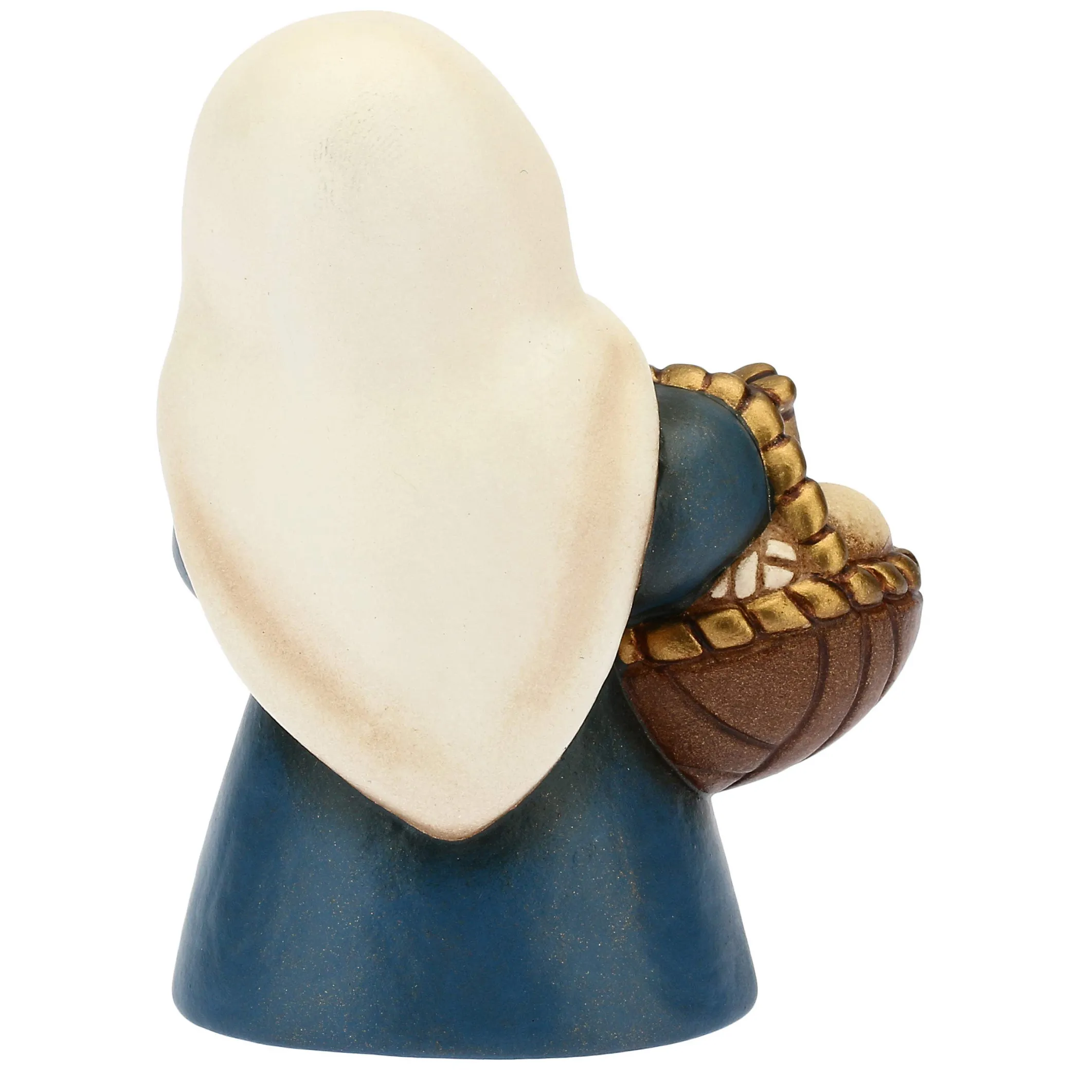 THUN Donna che lavora a maglia Presepe classico variante blu* Presepe