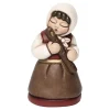 THUN Donna che suona il flauto Presepe classico variante rossa* Presepe