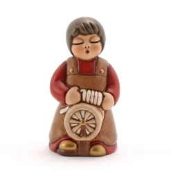 THUN Donna con arcolaio Presepe classico variante rossa* Presepe