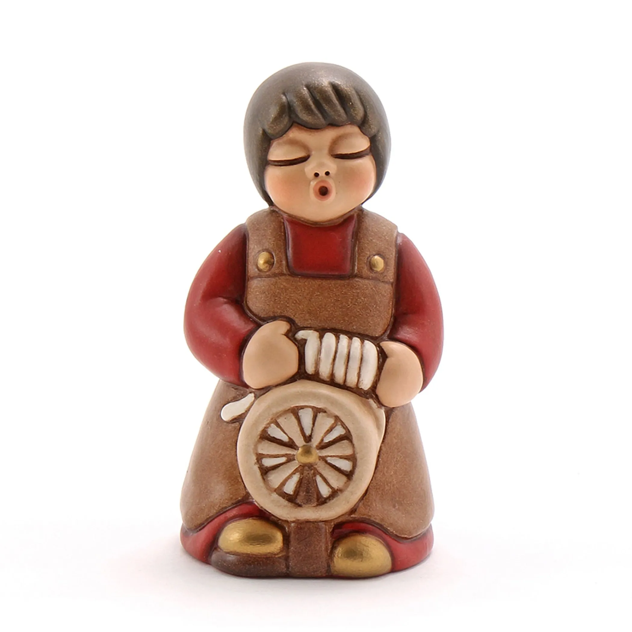 THUN Donna con arcolaio Presepe classico variante rossa* Presepe