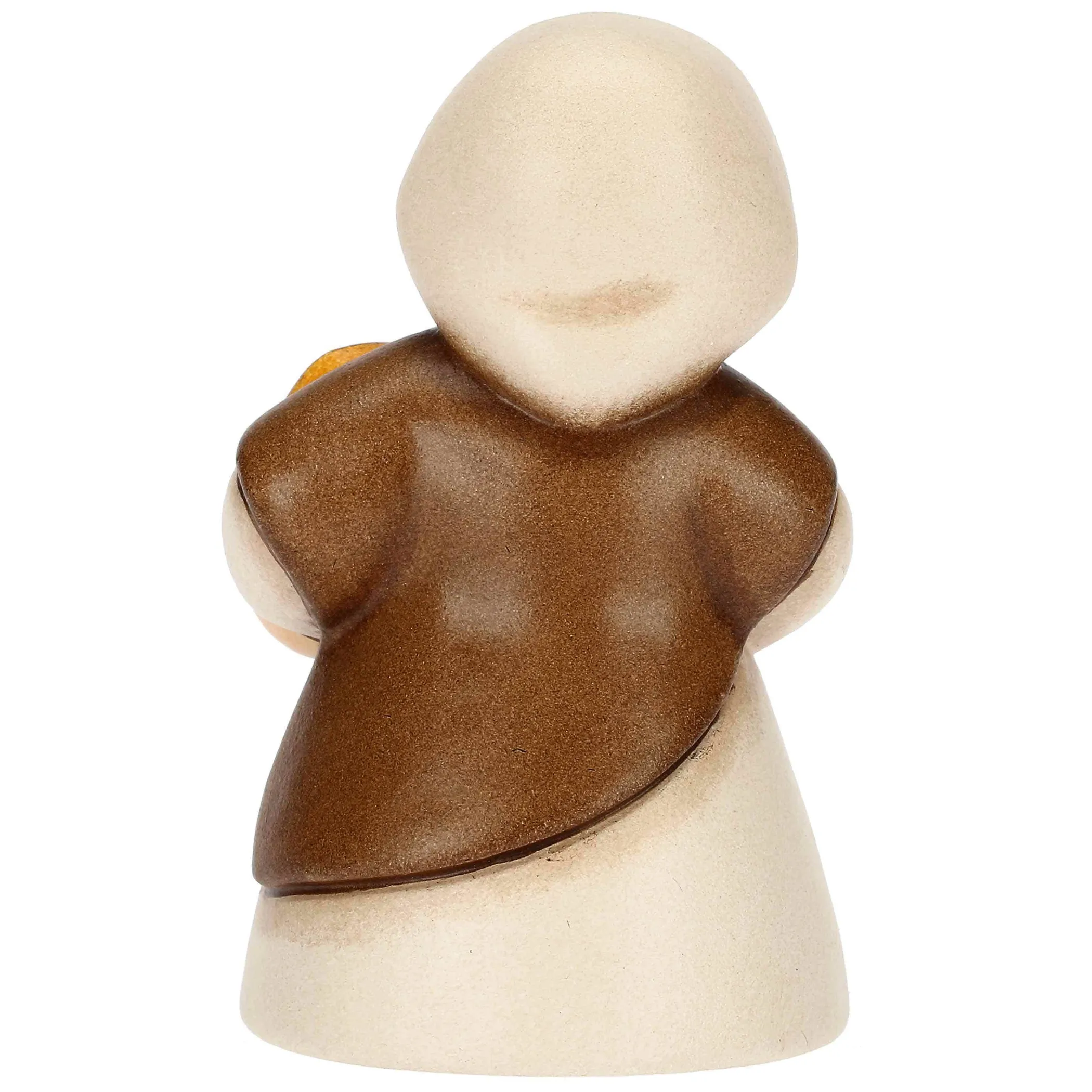 THUN Donna con castagne in ceramica Presepe Classico bianco* Presepe