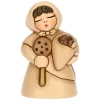 THUN Donna con castagne in ceramica Presepe Classico champagne* Presepe