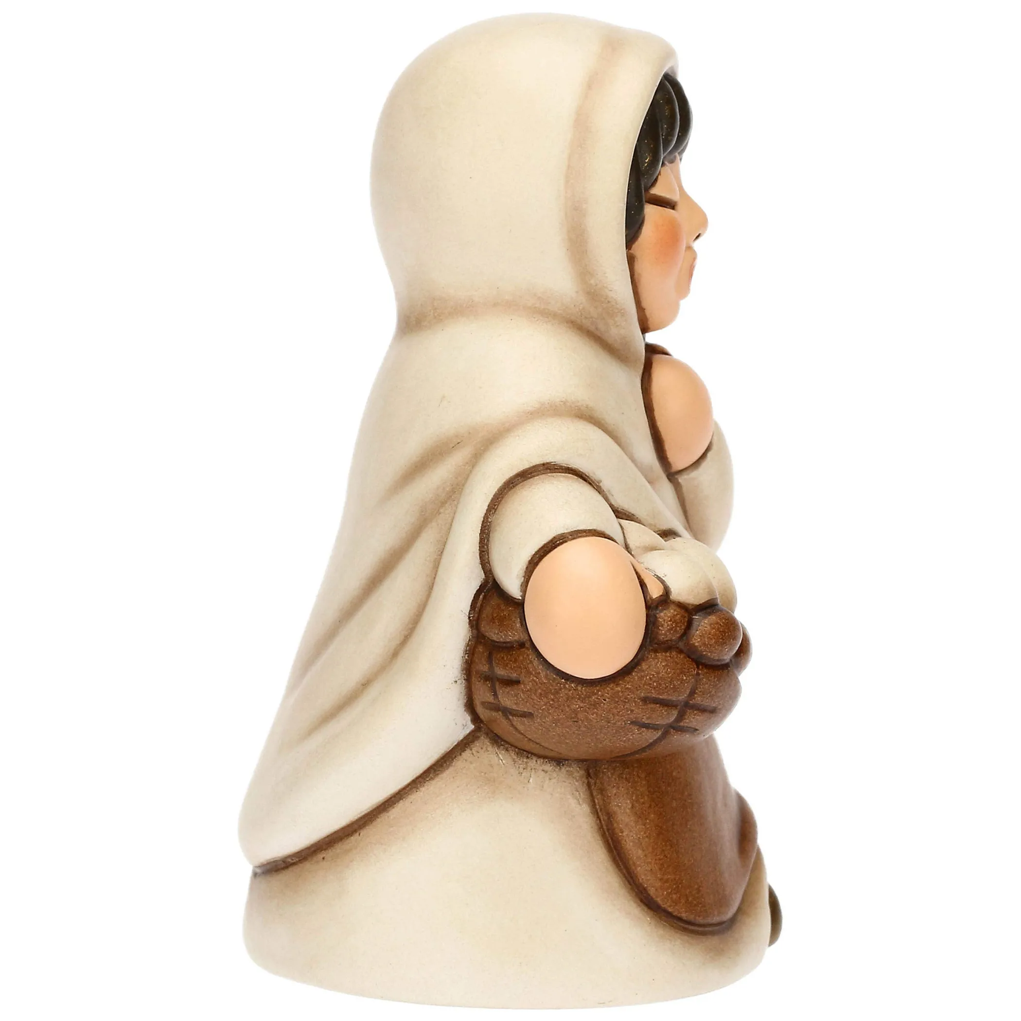 THUN Donna con cesto di uova in ceramica Presepe Classico* Presepe