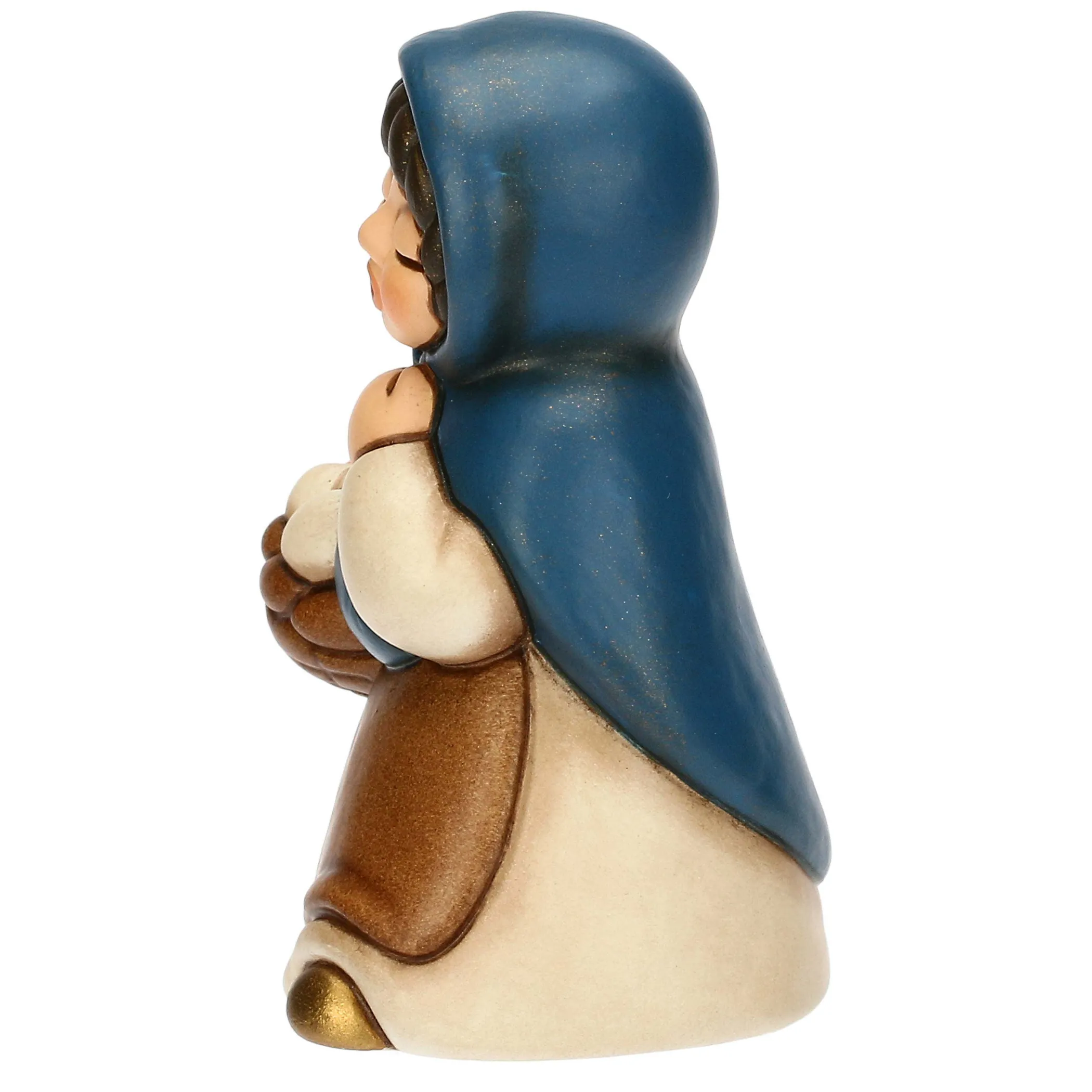 THUN Donna con cesto di uova in ceramica Presepe Classico* Presepe