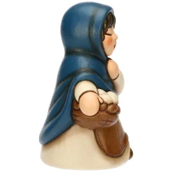 THUN Donna con cesto di uova in ceramica Presepe Classico* Presepe