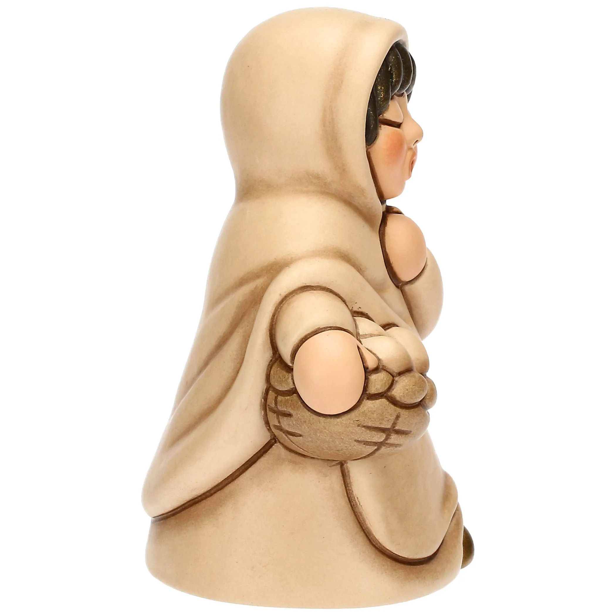 THUN Donna con cesto di uova in ceramica Presepe Classico* Presepe
