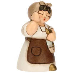 THUN Donna con pesce in ceramica Presepe Classico bianco* Presepe