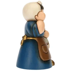THUN Donna con pesce in ceramica Presepe Classico blu* Presepe