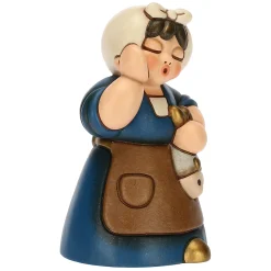 THUN Donna con pesce in ceramica Presepe Classico blu* Presepe