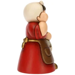 THUN Donna con pesce in ceramica Presepe Classico rosso* Presepe
