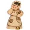 THUN Donna con pesce in ceramica Presepe Classico champagne* Presepe