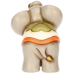 THUN Elefante Elly con fiore in ceramica, medio* Animali E Mini Animali|Bomboniere Comunione