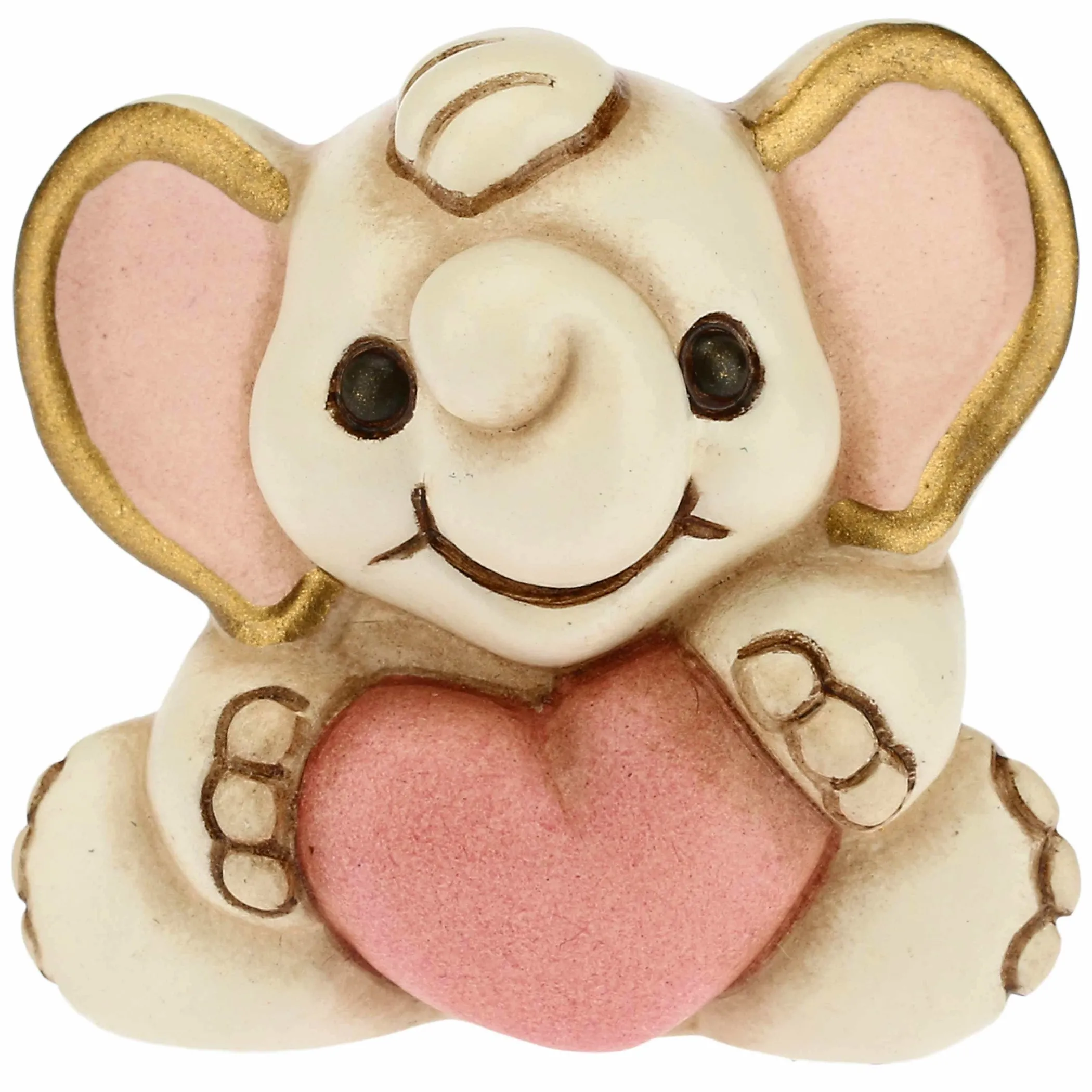 THUN Elefantino nascita con cuore rosa mini* Bomboniere Battesimo|Bomboniere Nascita