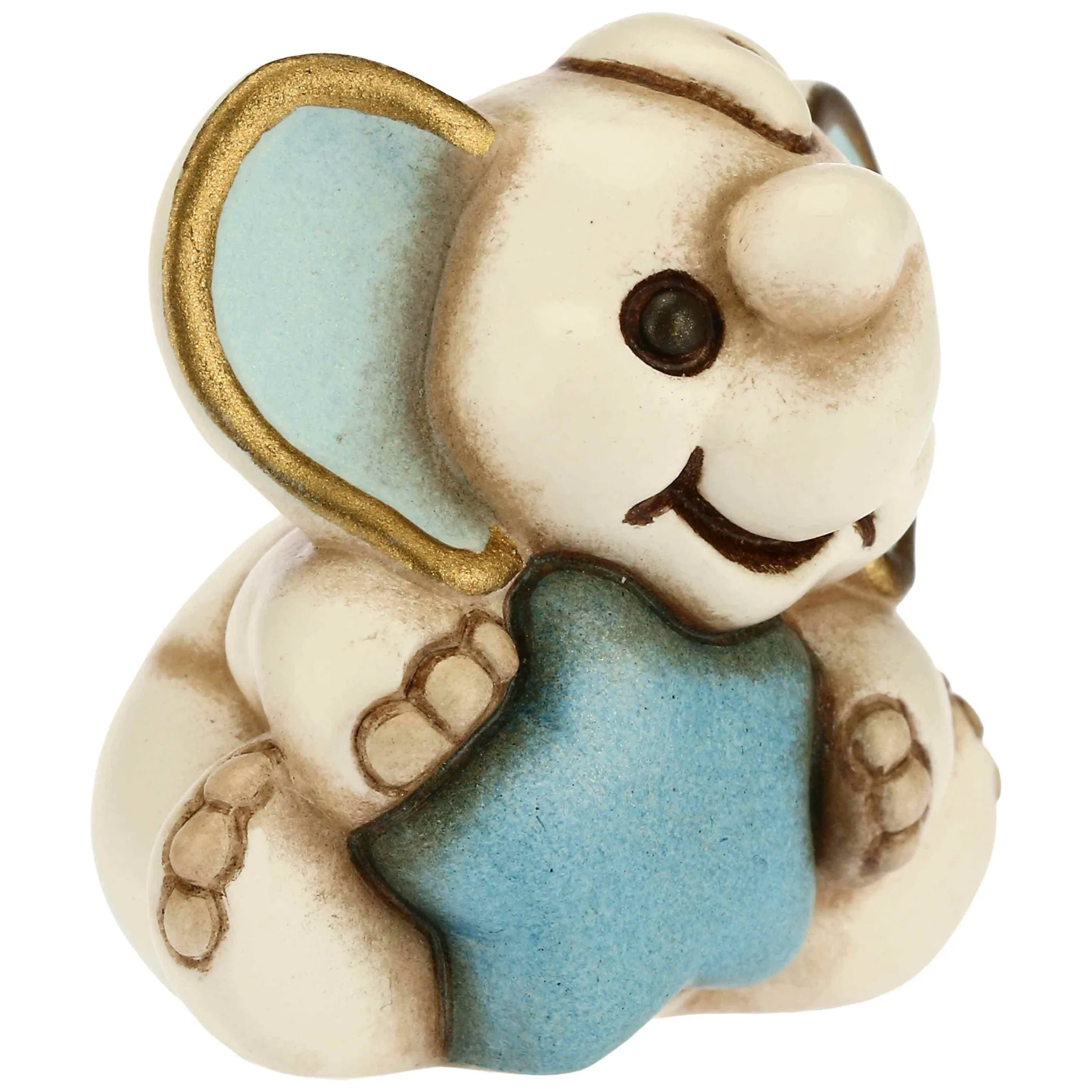 THUN Elefantino nascita con stella azzurra mini* Bomboniere Battesimo|Bomboniere Nascita