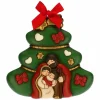 THUN Formella albero di Natale con Sacra Famiglia grande* Addobbi Natalizi|Formelle