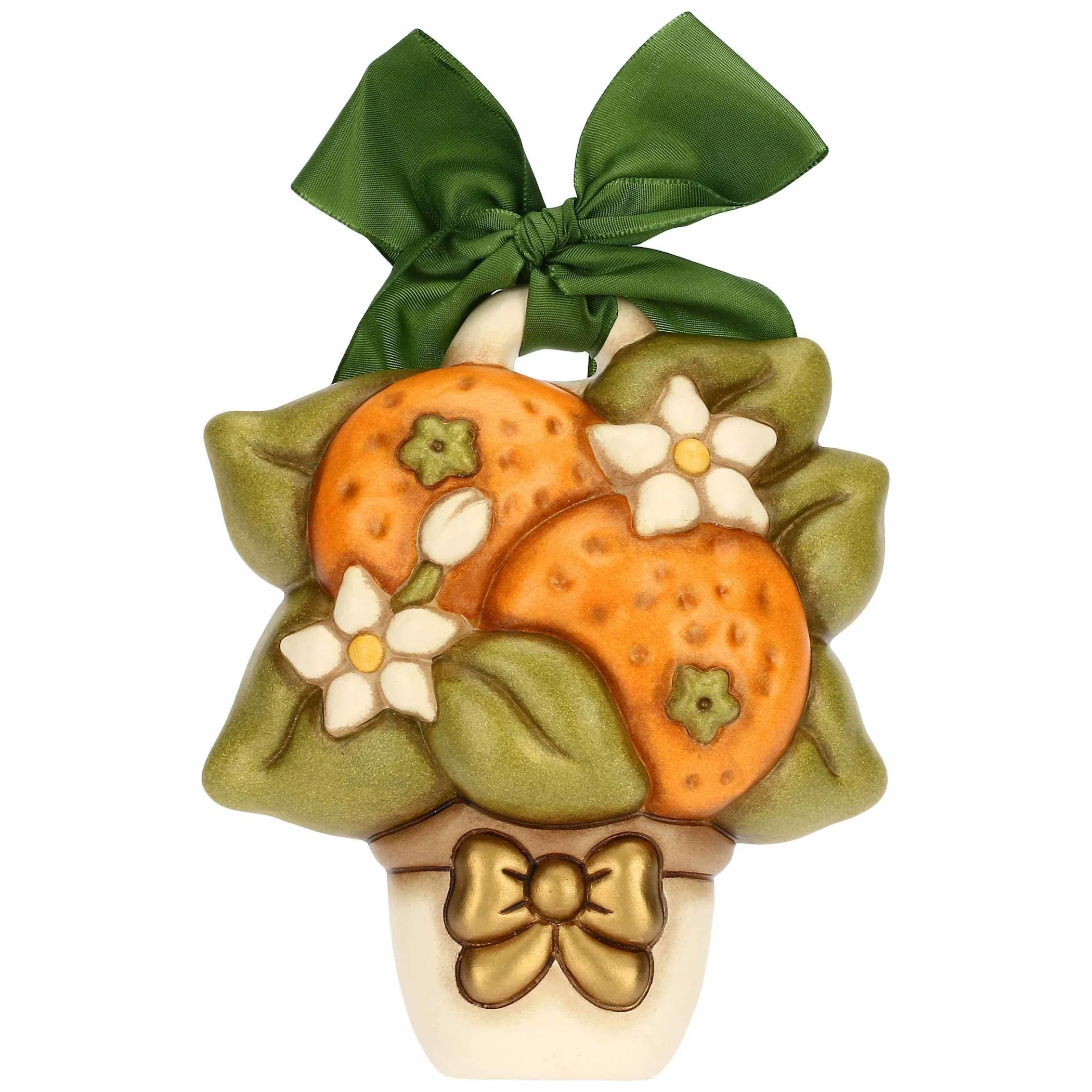 THUN Formella con arance in ceramica, media* Formelle|Formelle