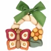 THUN Formella con farfalla e fiore in ceramica AbbracciAMI, piccola* Formelle|Formelle