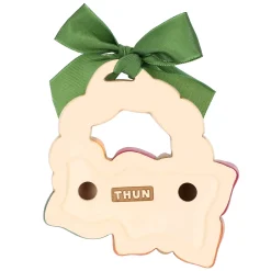 THUN Formella con farfalla e fiore in ceramica AbbracciAMI, piccola* Formelle|Formelle