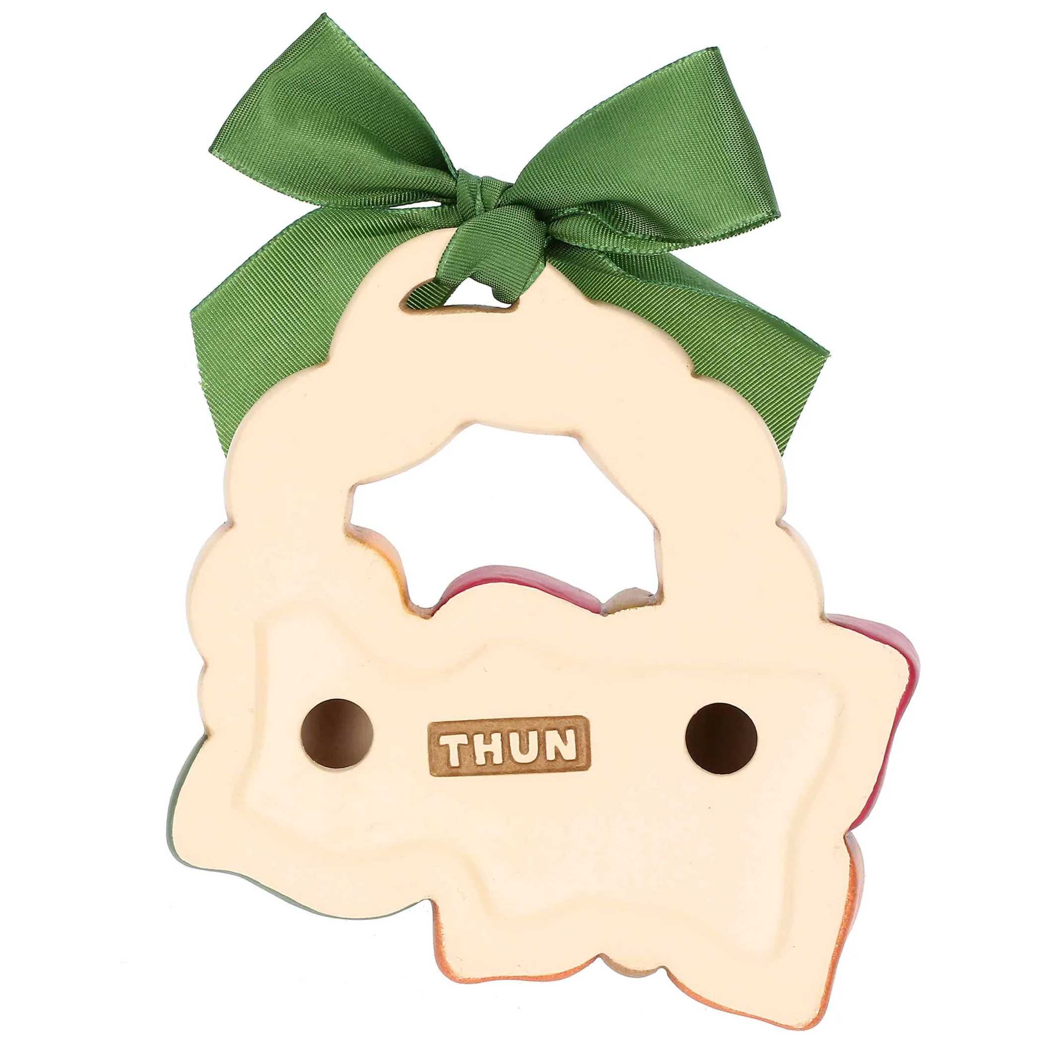 THUN Formella con farfalla e fiore in ceramica AbbracciAMI, piccola* Formelle|Formelle