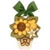 THUN Formella con girasole e limone in ceramica, media* Formelle|Formelle