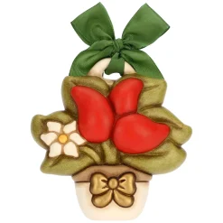 THUN Formella con peperoncini in ceramica, grande* Formelle|Formelle