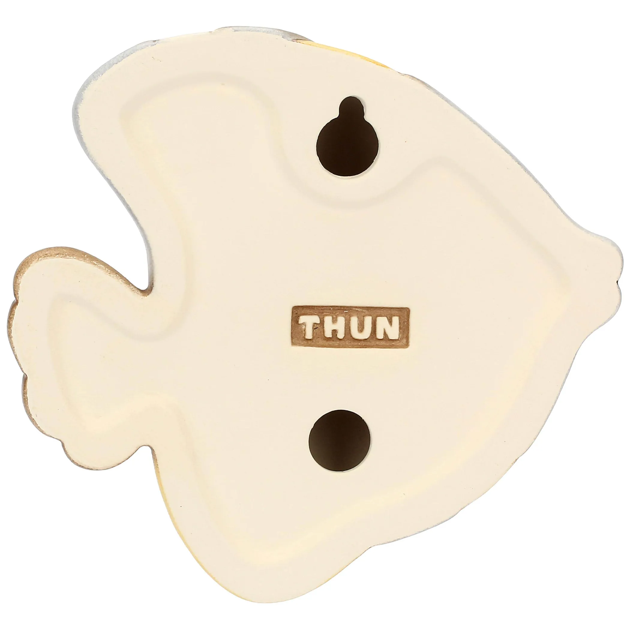 THUN Formella 3D pesce a strisce in ceramica, piccola* Formelle|Formelle