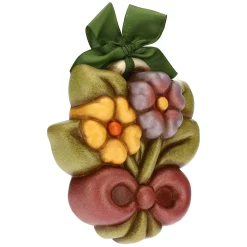 THUN Formella fiori giallo e viola* Formelle|Formelle