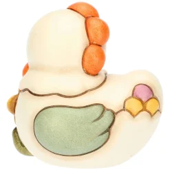 THUN Gallina Ester con fiore in ceramica Sorprese di Pasqua, piccola* Animali E Mini Animali|Figure
