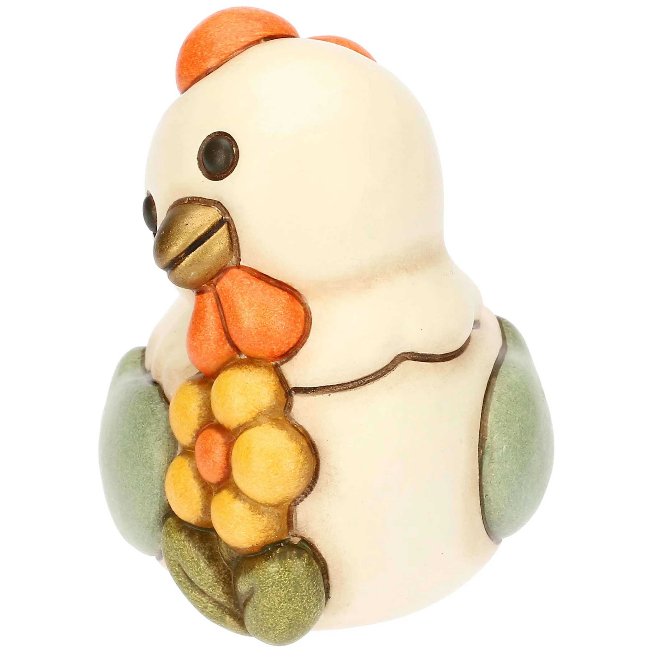 THUN Gallina Ester con fiore in ceramica Sorprese di Pasqua, piccola* Animali E Mini Animali|Figure