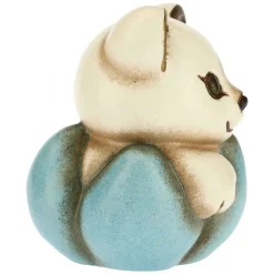 THUN Gattino nascita su fiore azzurro mini* Bomboniere Battesimo|Bomboniere Nascita