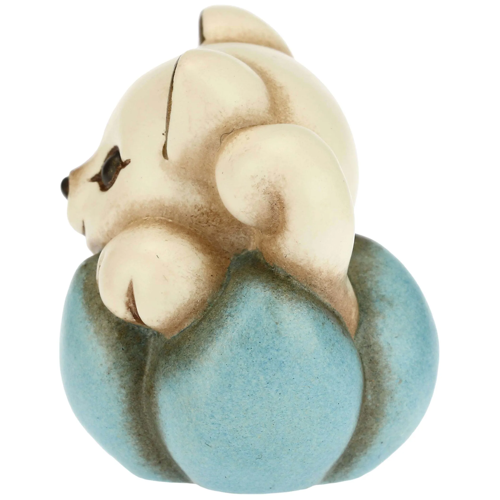 THUN Gattino nascita su fiore azzurro mini* Bomboniere Battesimo|Bomboniere Nascita