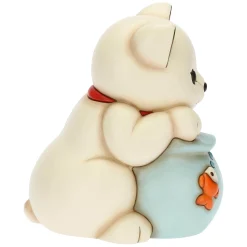 THUN Gatto con ampolla e pesciolino* Animali E Mini Animali|Figure