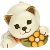 THUN Gatto con fiore piccolo* Animali E Mini Animali|Bomboniere Comunione