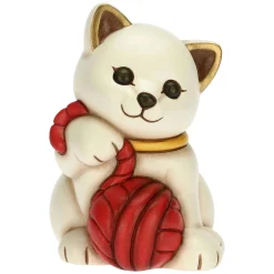 THUN Gatto con gomitolo medio* Animali E Mini Animali|Bomboniere Comunione