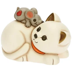 THUN Gatto con topolino* Animali E Mini Animali|Bomboniere Comunione