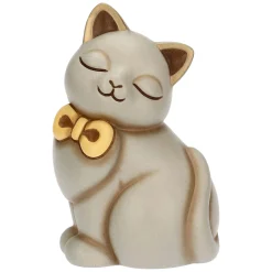 THUN Gatto Momi con fiocco in ceramica, medio* Animali E Mini Animali|Figure