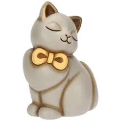 THUN Gatto Momi con fiocco in ceramica, medio* Animali E Mini Animali|Figure