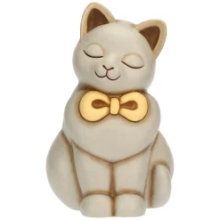 THUN Gatto Momi con fiocco in ceramica, grande* Animali E Mini Animali|Figure In Ceramica
