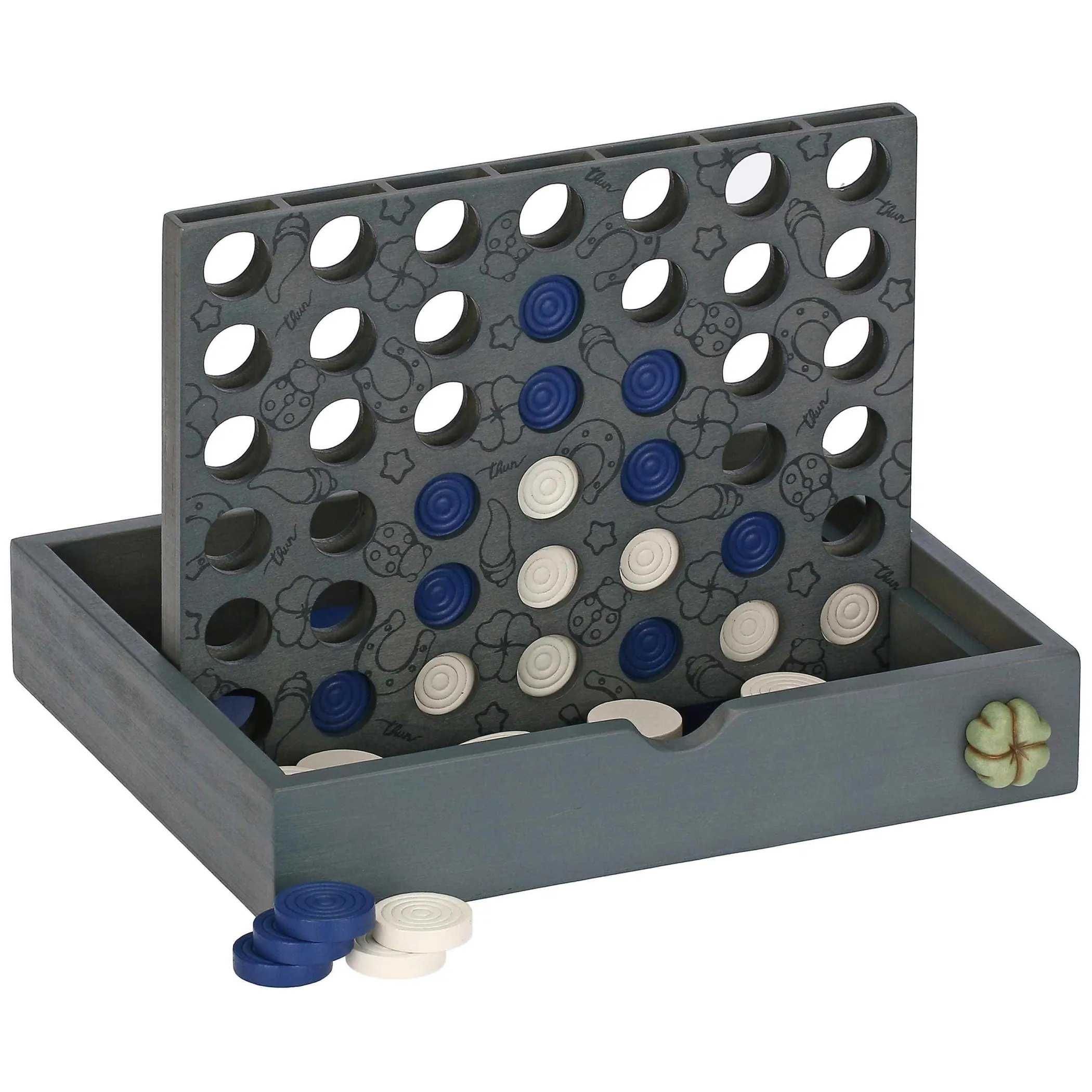 THUN Gioco "Unisci 4" in legno e ceramica* Altri Oggetti Decorativi