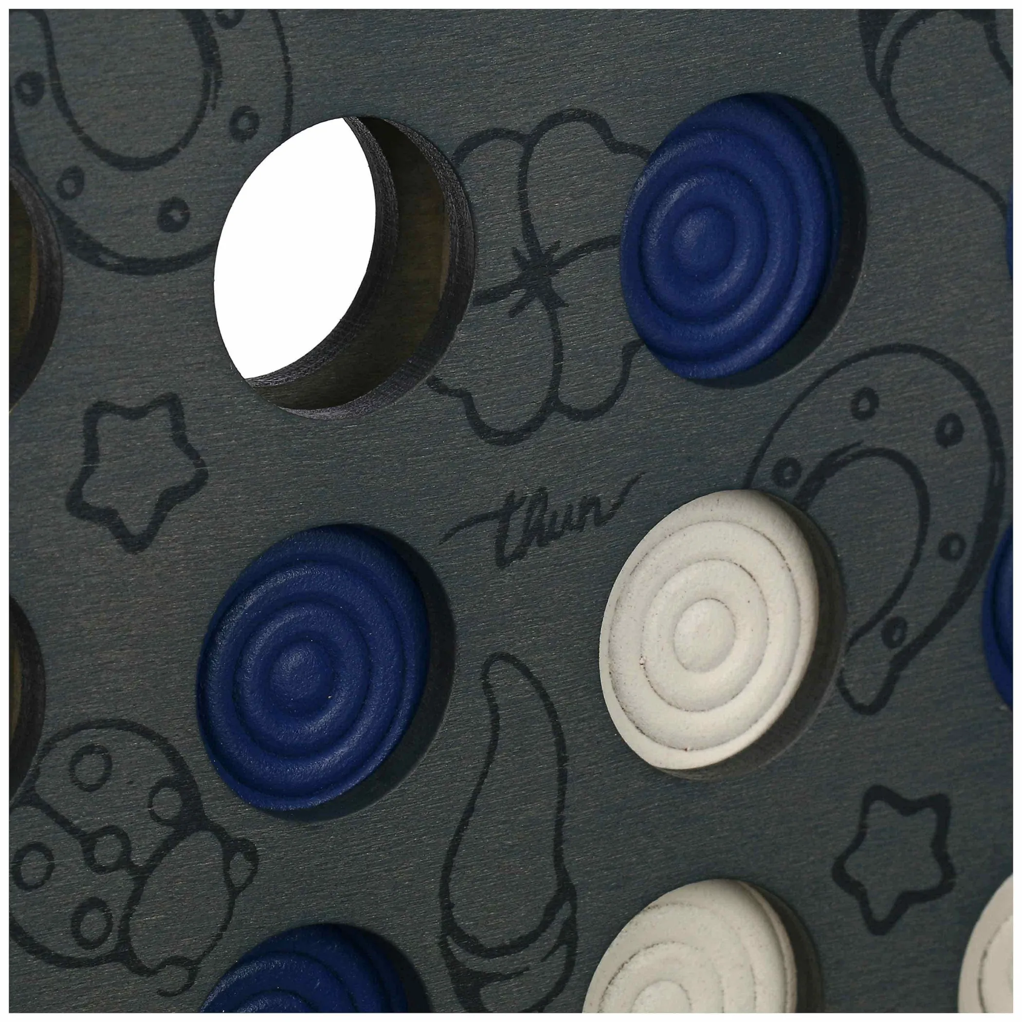 THUN Gioco "Unisci 4" in legno e ceramica* Altri Oggetti Decorativi