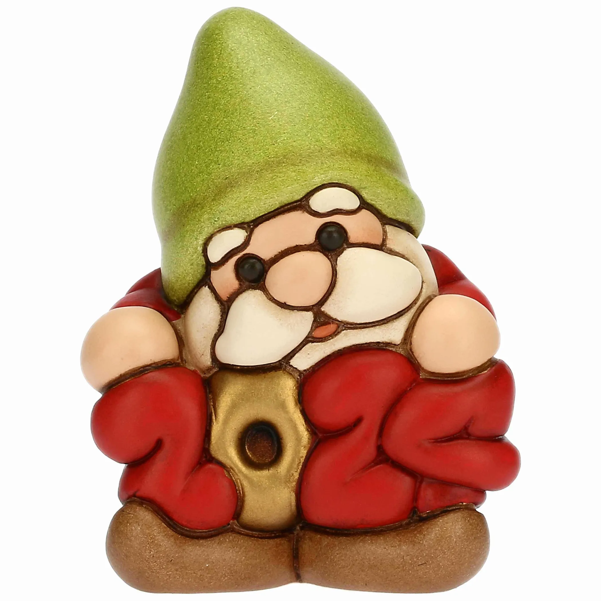 THUN Gnomo Oliver Buon Anno 2024 in ceramica* Addobbi Natalizi