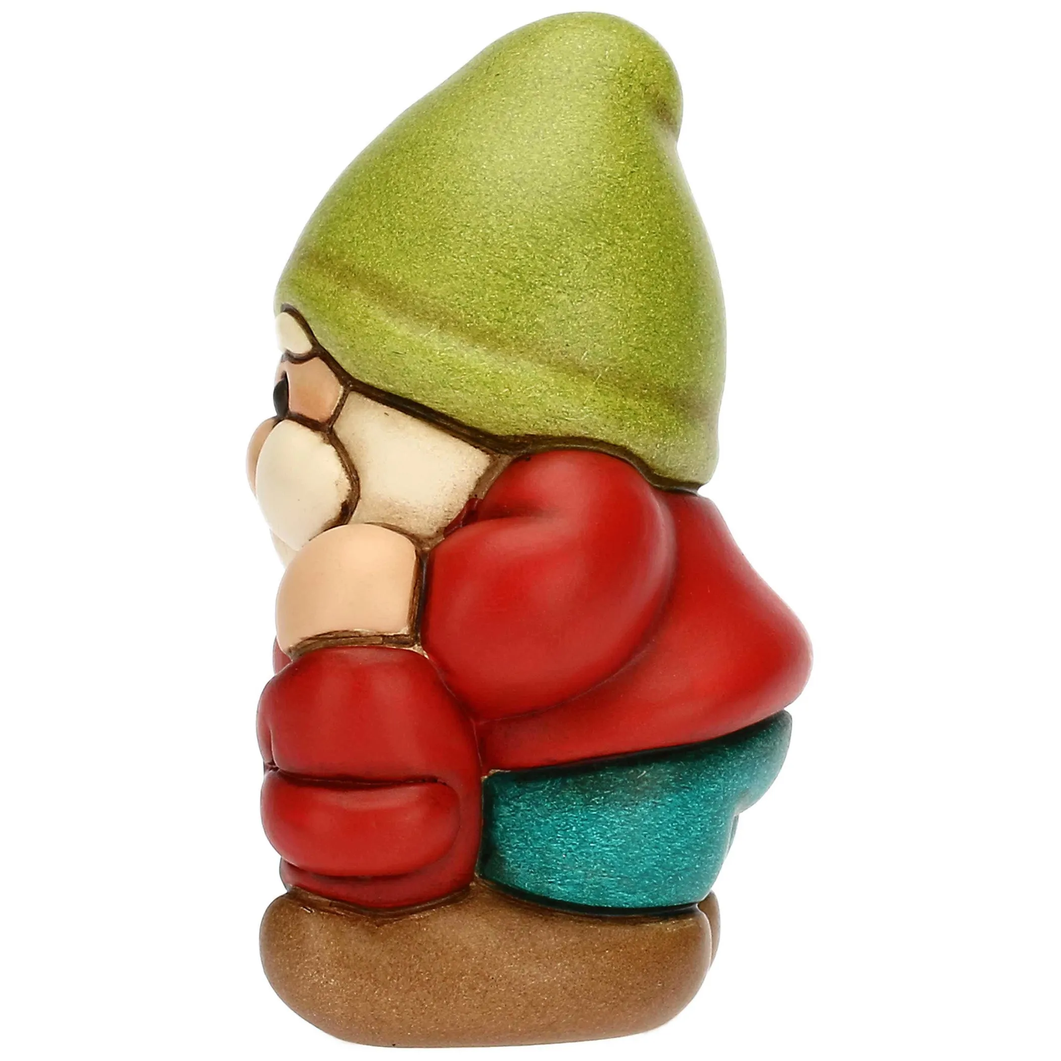 THUN Gnomo Oliver Buon Anno 2024 in ceramica* Addobbi Natalizi