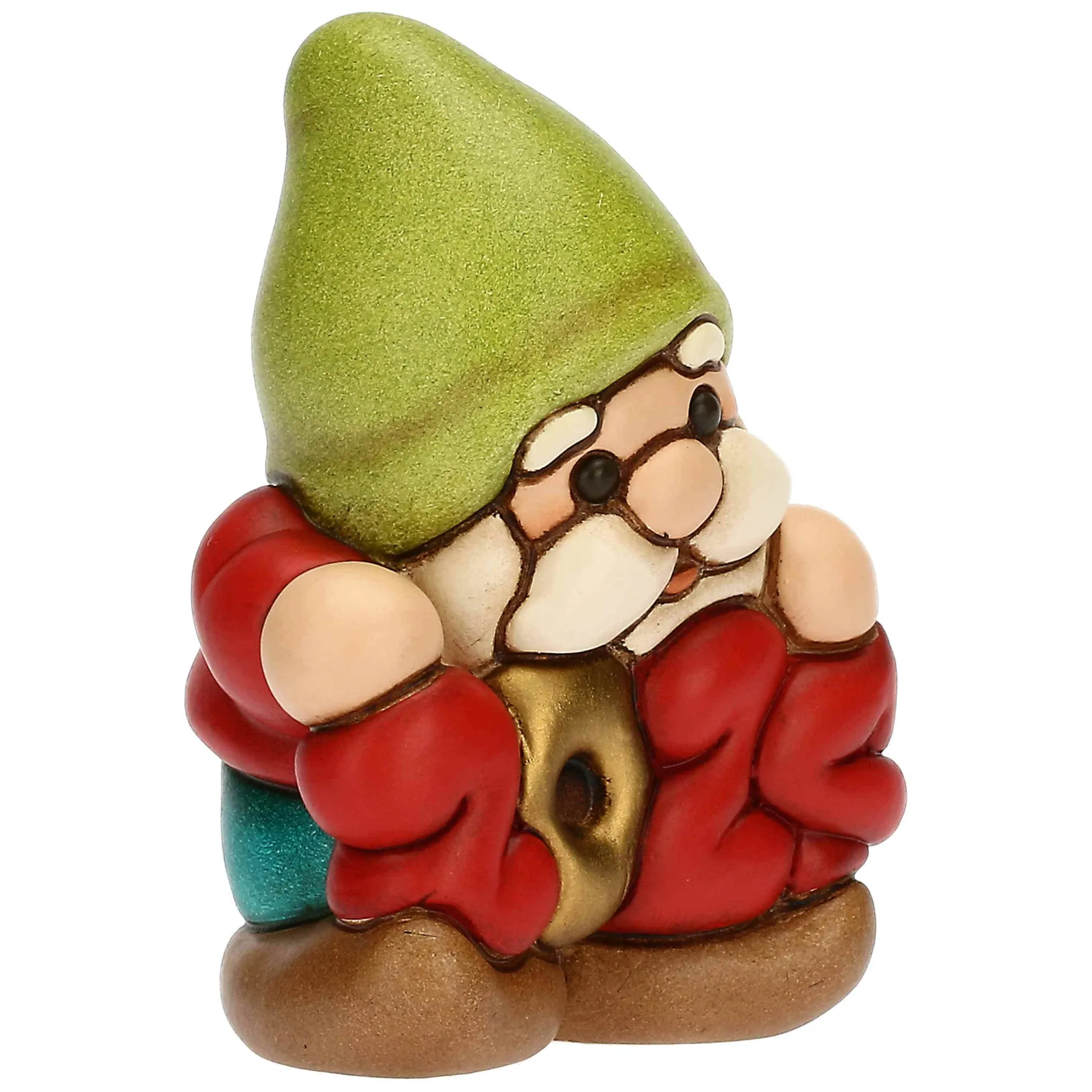 THUN Gnomo Oliver Buon Anno 2024 in ceramica* Addobbi Natalizi