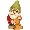 THUN Gnomo Oliver con cerbiatto Amy in ceramica Inverno Incantato, medio* Animali E Mini Animali|Figure