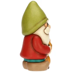 THUN Gnomo Oliver con cerbiatto Amy in ceramica Inverno Incantato, medio* Animali E Mini Animali|Figure