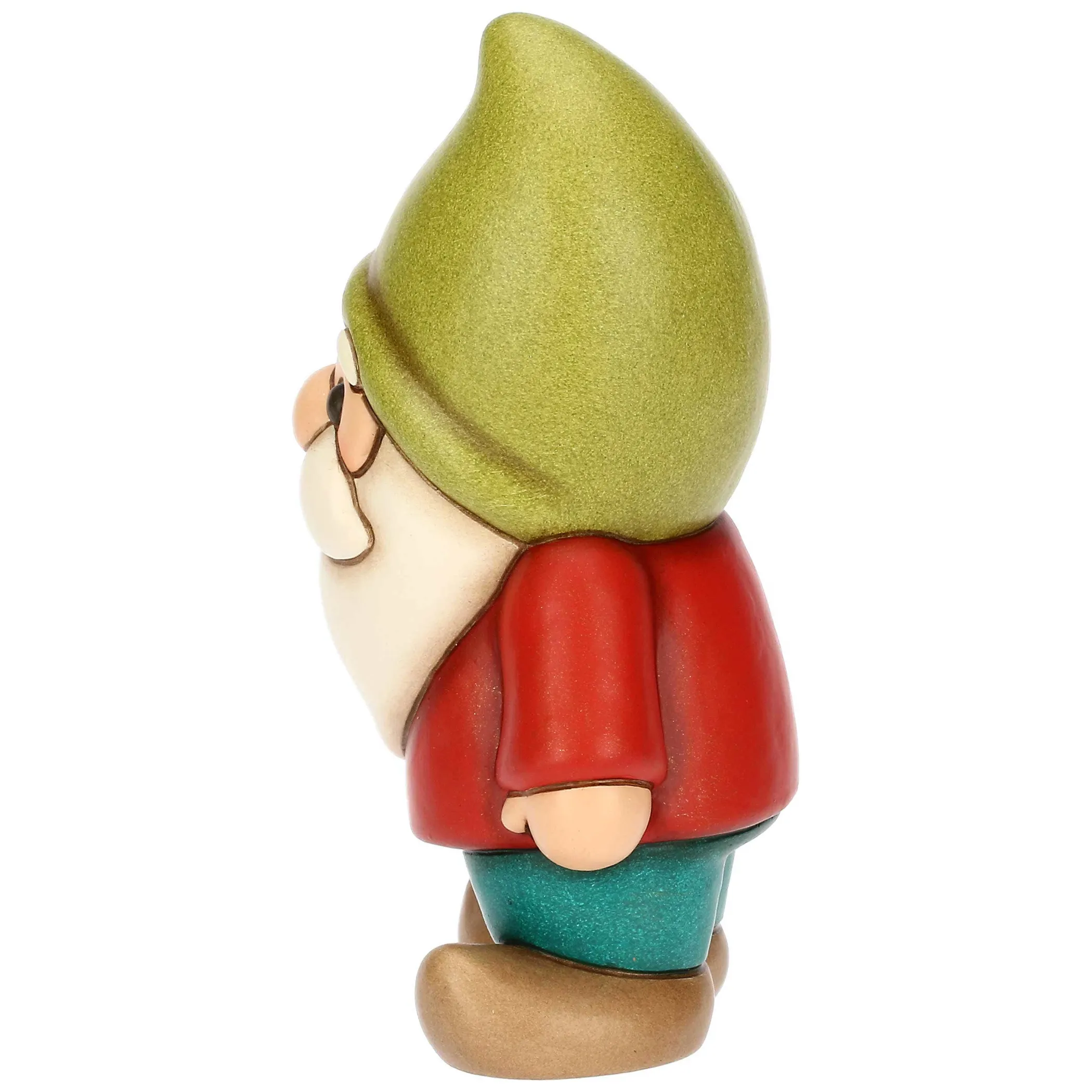 THUN Gnomo Oliver con fiore in ceramica Inverno Incantato* Figure
