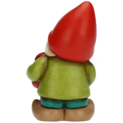 THUN Gnomo Oliver con fungo rosso in ceramica Bosco Magico* Bomboniere Cresima|Bomboniere Comunione